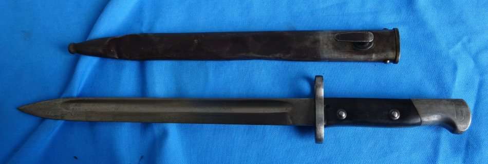 Original Portugal Mauser Bayonet  made Simso Suhl  (D1/18)