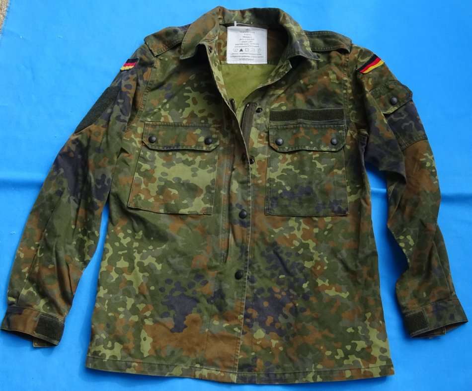 Original German Army Bundeswehr camo Shirt size XS (D2/7)