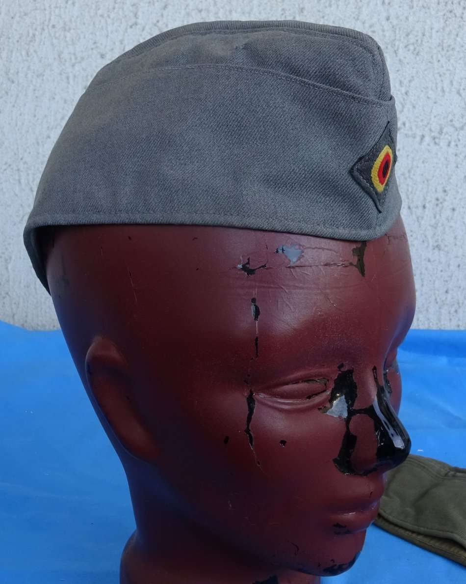 3 Original German Army Bundeswehr side caps (D2/6)