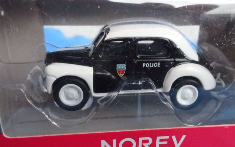 3 Norev Die Cast France Police Cars  (T/6)