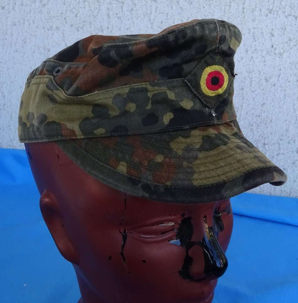Original German Army Bundeswehr camo Cap size 55 (D4/43)