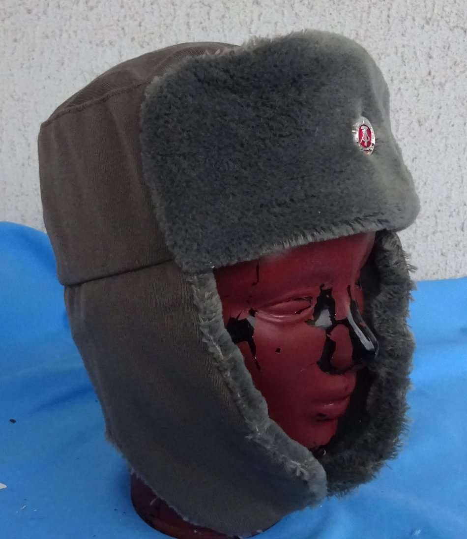 Original east German Army NVA winter Cap size 57 (T/9)