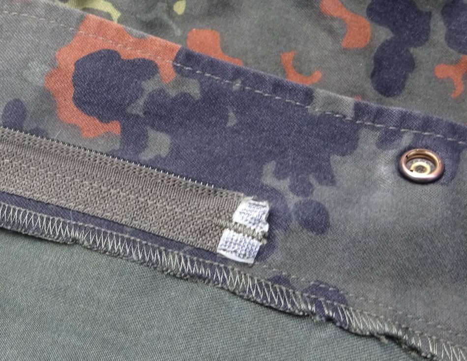 Original German Army Bundeswehr camo Shirt size XL (BW size 15) (D4/1)