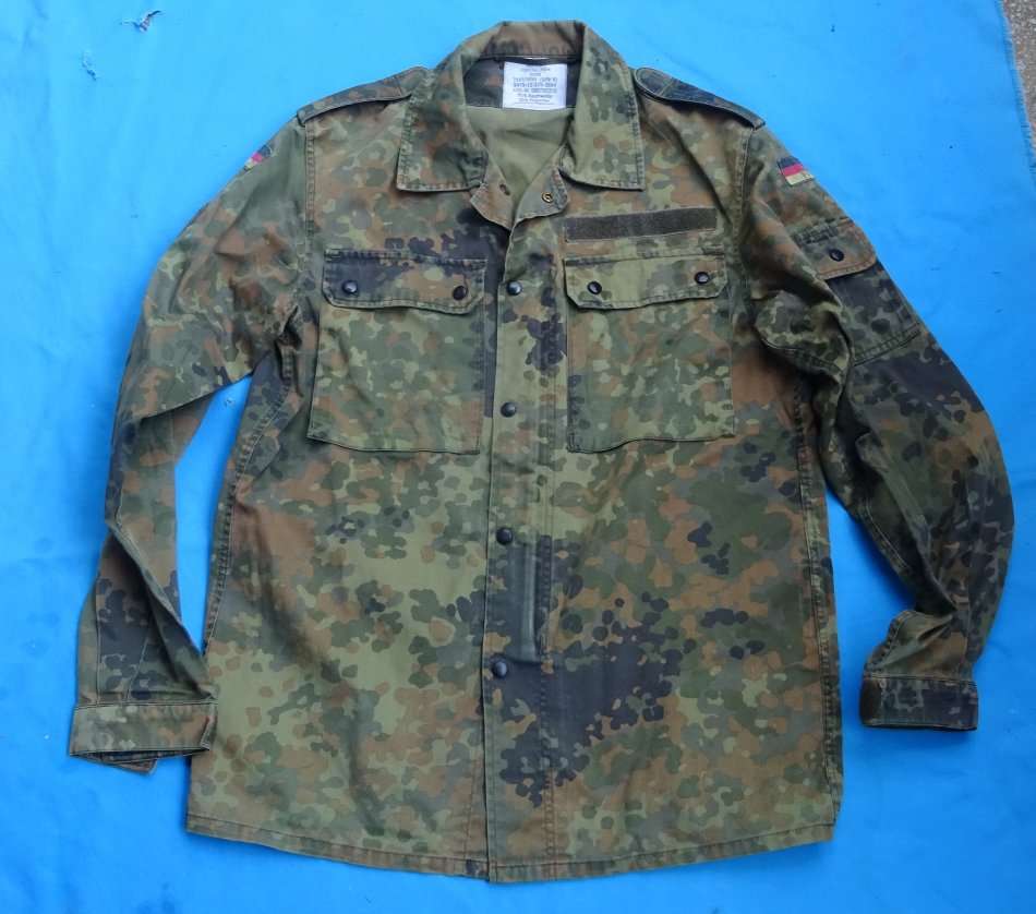 Original German Army Bundeswehr camo Shirt size s (BW size 6)