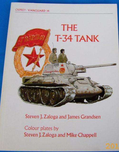 Book Osprey Vanguard 14 The T-34 Tank (0J07)