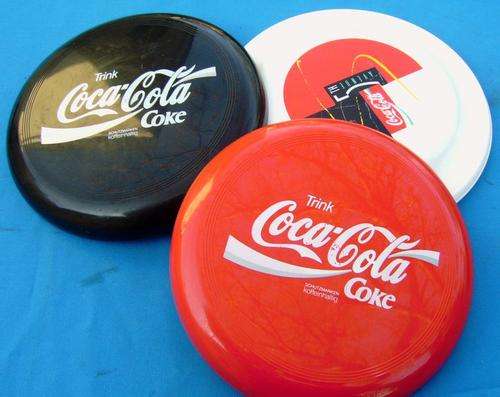 3 Coca Cola Frisbees