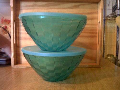 Two Vintage Tupperware bowls