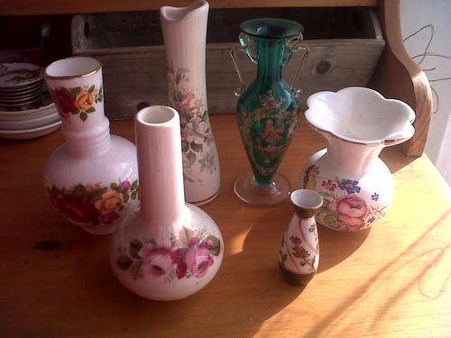 Joblot of Vases! Bellware, Lamode, Cottage Rose etc