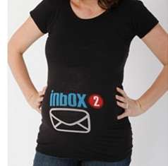 MATERNITY 'INBOX' T-SHIRT