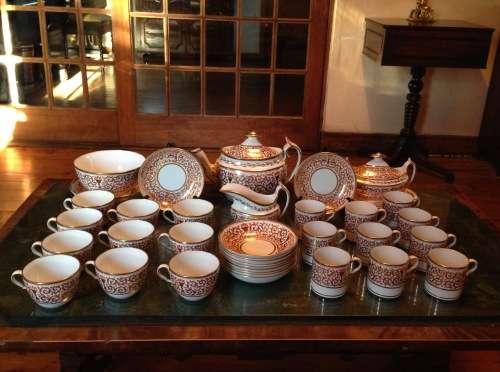 19th Century Spode Tea And Coffee Service, 38 piece. Pattern number 1130