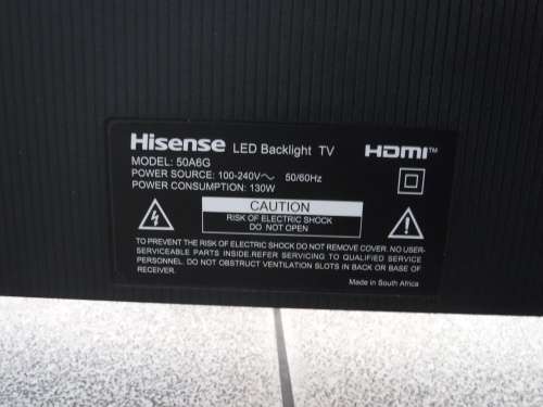Hisense 50` A6G UHD Smart TV with HDR & Bluetooth