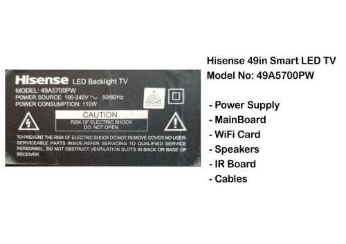 Hisense 49inch Smart TV