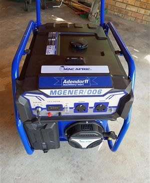 MAC AFRIC 6.5 kVA (5 KW) Standby Petrol Generator (with T.F.V meter)
