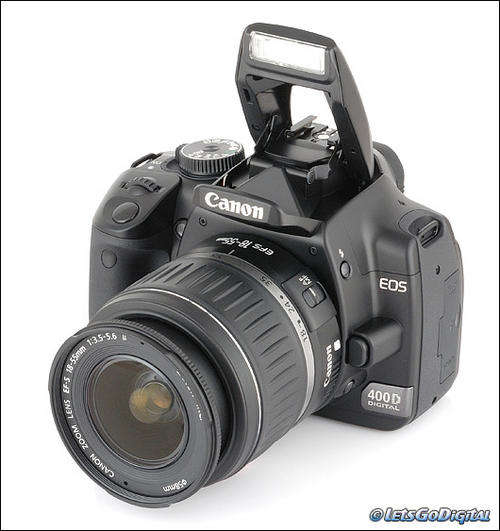 CANON 400D SLR DIGITAL CAMERA WITH LENS