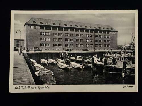 1939 FELDPOST KIEL GERMANY PHOTO POST CARD UNUSED