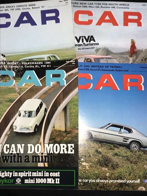 CAR MAGAZINES VINTAGE 1969 COMPLETE YEAR
