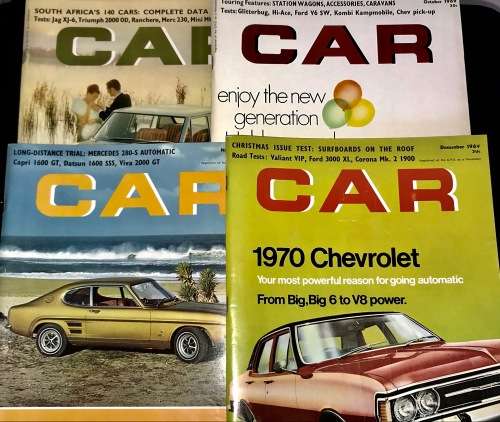 CAR MAGAZINES VINTAGE 1969 COMPLETE YEAR