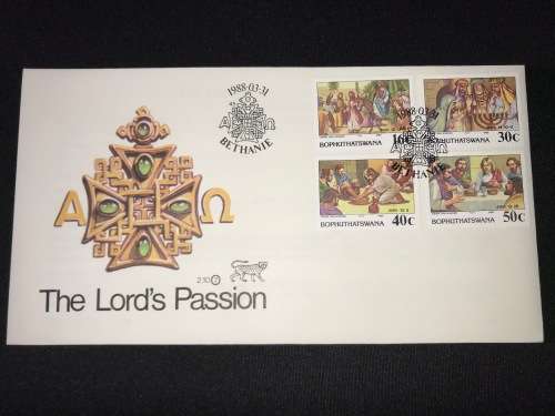 BOPHUTHATSWANA THE LORD'S PASSION BETHANIE 1988 #2.10 7