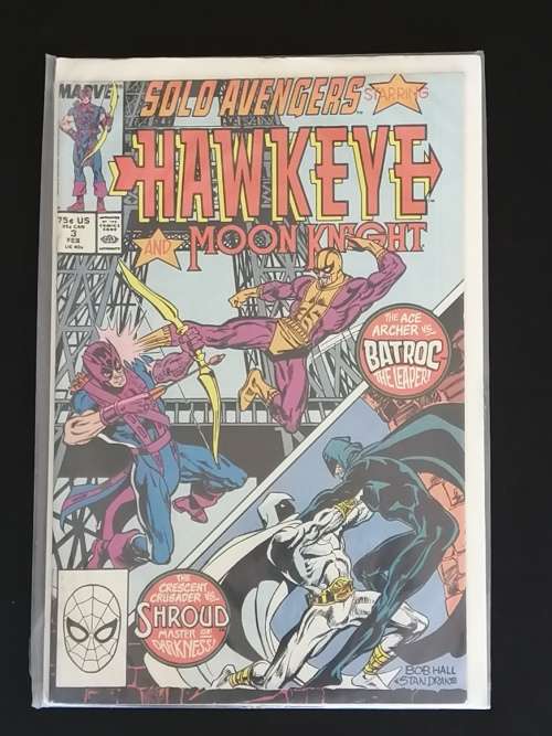 SOLO AVENGERS. HAWKEYE AND  MOON KNIGHT