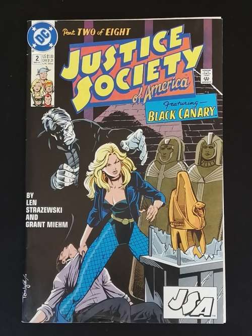JUSTICE SOCIETY OF AMERICA FEATURING BLACK CANARY PART TWO OF EIGHT