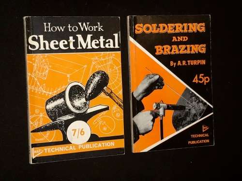 HOW TO WORK SHEET METAL AND SOLDERING AND BRAZING VINTAGE TECHNICAL PUBLICATIONS