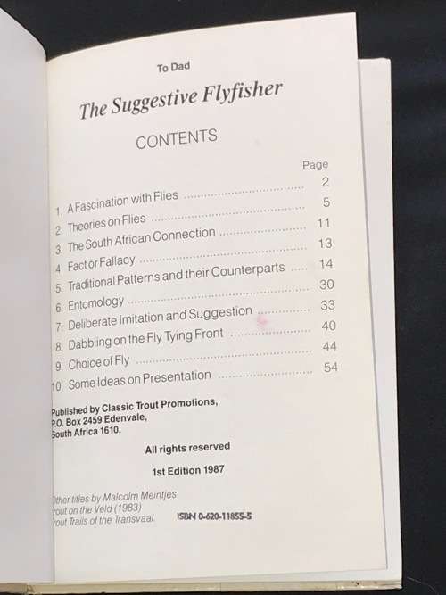 THE SUGGESTIVE FLYFISHER BY MALCOLM MEINTJIES