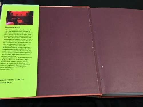 THIS IS MY WORLD THE LIFE OF HELEN MARTINS, CREATOR OF THE OWL HOUSE BY SUSAN IMRIE ROSS