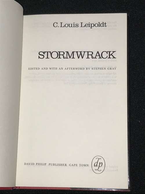 STORMWRACK BY C. LOUIS LEIPOLDT