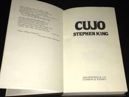 CUJO BY STEPHEN KING