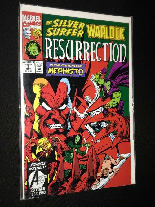 THE SILVER SURFER WARLOCK RESURRECTION MARVEL COMICS