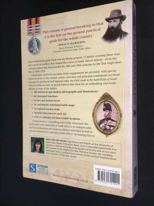 FIELD GUIDE TO THE BATTLEFIELDS OF SOUTH AFRICA BY NICKI VON DER HEYDE