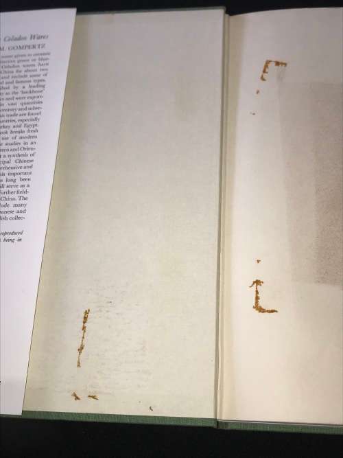 CHINESE CELADON WARES BY G. ST. G.M. GOMPERTZ