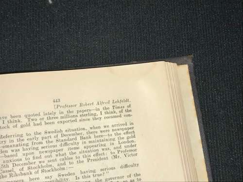 REPORT SUBMITTED BY DR EDWIN WALTER KEMMERER - GOLD PAYMENTS BY THE UNION OF SA 1925