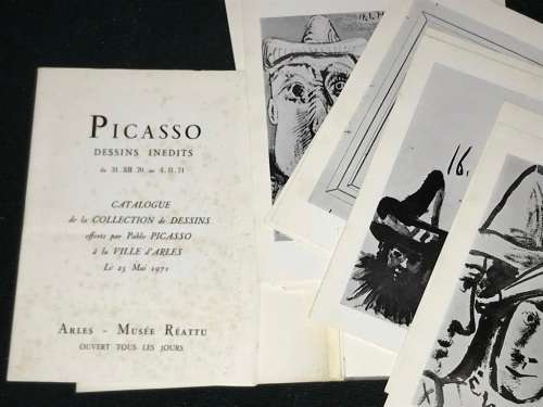 PICASSO DESSINS INEDITS CATALOGUE 1971