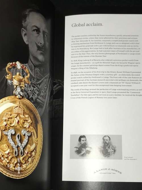 A. LANGE & SOHNE WATCH CATALOGUE 2013