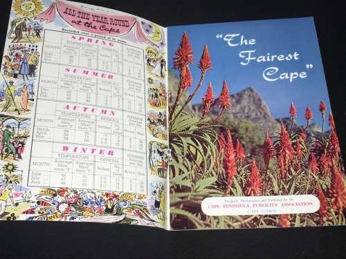 CAPE TOWN AND THE CAPE PENINSULA PUBLICITY ASSOCIATION BROCHURE