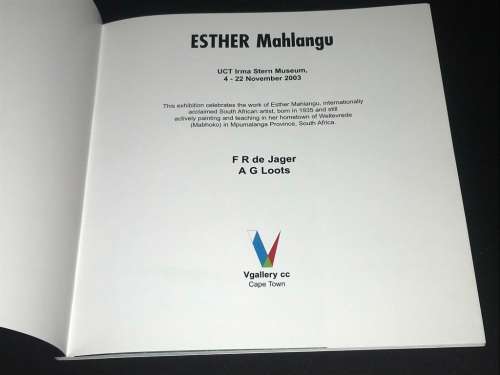 ESTHER MAHLANGU 2003