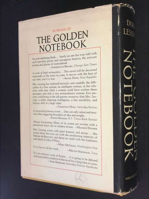 THE GOLDEN NOTE BOOK BY DORIS LESSING 1ST PRINTING 1962 & 9 OTHER TITLES