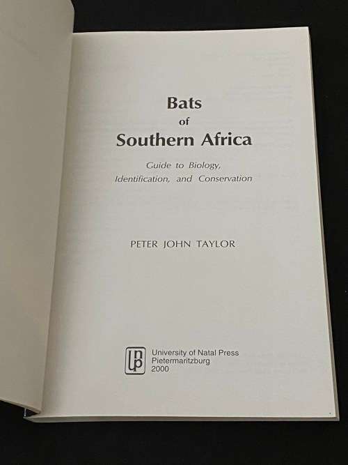 BATS OF SOUTHERN AFRICA BY PETER JOHN TAYLOR