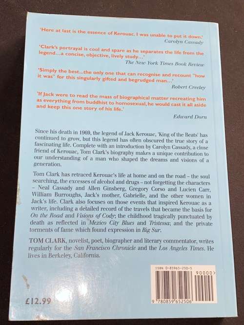 JACK KEROUAC A BIOGRAPHY BY TOM CLARK