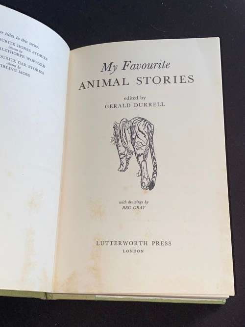 MY FAVOURITE ANIMAL STORIES CHOSEN BY GERALD DURRELL