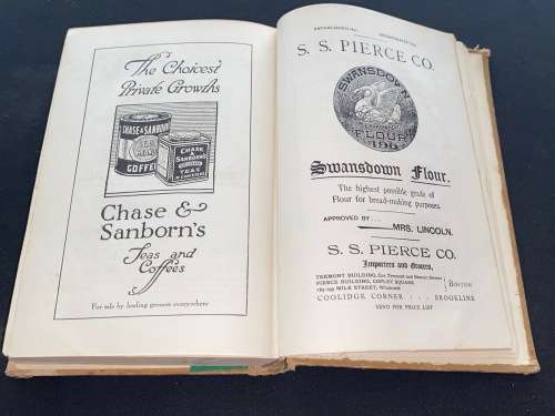 THE BOSTON COOK BOOK BY MARY J. LINCOLN 1918