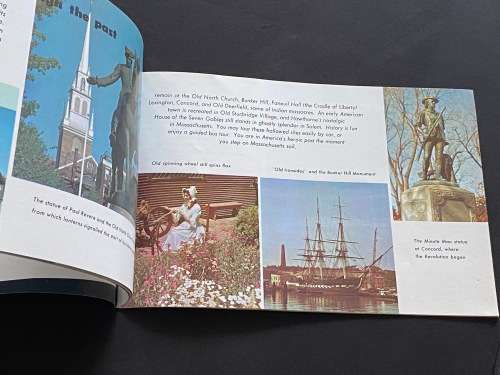 VISIT MASSACHUSETTS THE YEAR-ROUND VACATIONLAND VINTAGE BROCHURE