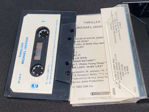 MICHAEL JACKSON THRILLER CASSETTE TAPE 1982 SOUTH AFRICA