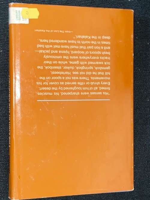 THE LION OF THE KALAHARI BY SAM B. HOBSON AND GEORGE CARY HOBSON