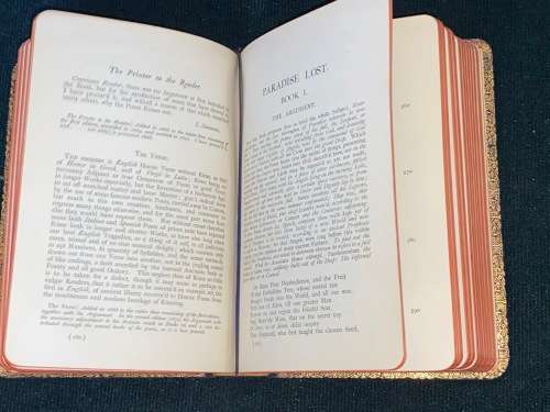 THE POETICAL WORKS OF JOHN MILTON  1906 OXFORD COMPLETE EDITION