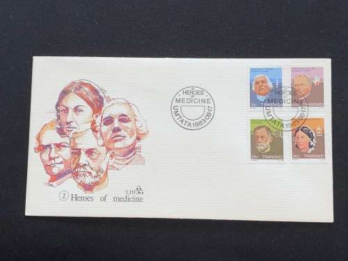 1983 UMTATA TRANSKEI HERO`S OF MEDICINE FDC