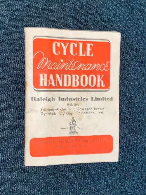 VINTAGE RALEIGH CYCLE MAINTENANCE HANDBOOK
