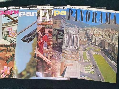 SOUTH AFRICAN PANORAMA MAGAZINES X 5 VINTAGE 60`S & 70`S