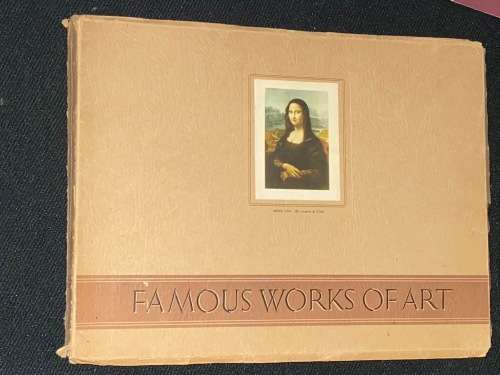 FAMOUS WORKS OF ART UNITED AND WESTMINSTER TOBACCO COMPANIES VINTAGE CIGARETTE CARD ALBUM